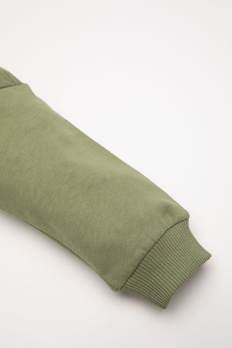 ديفاكتو طقم بيبي اولادي سويت شيرت وسويت بانتس قصة عادية - قطعتين - Image 5